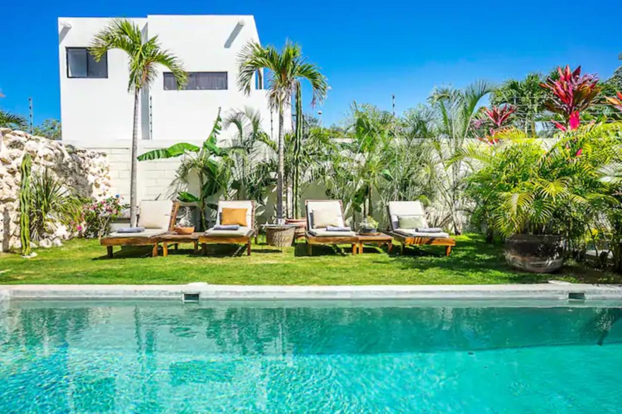トゥルム Casa Lou, Large House And Pool, Beach Club Accessヴィラ エクステリア 写真